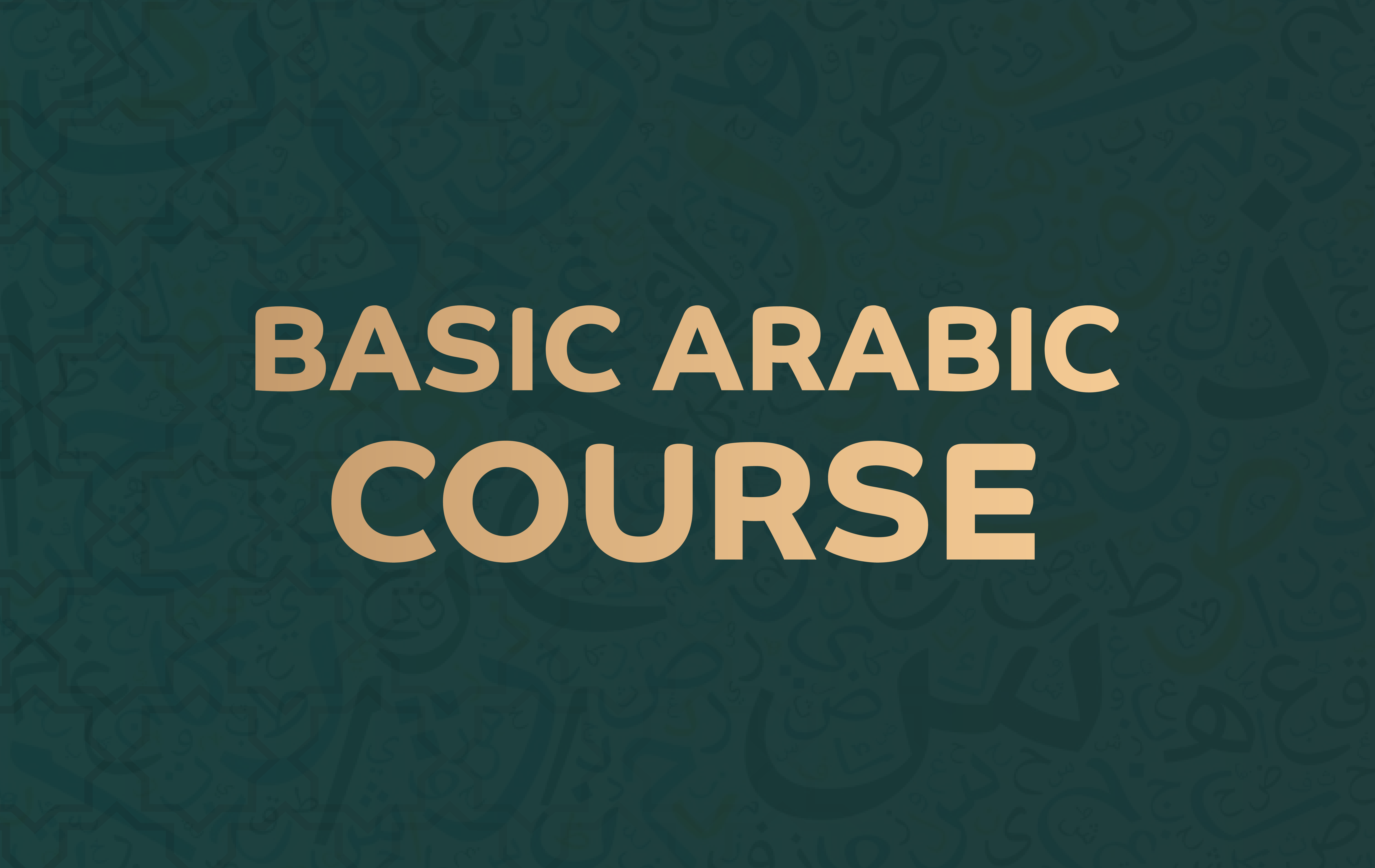 Basic Arabic Course